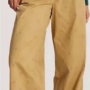 Tommy Hilfiger Tan Embroidered Pants size women 8